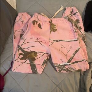 Pink Camouflage Jogger Pants